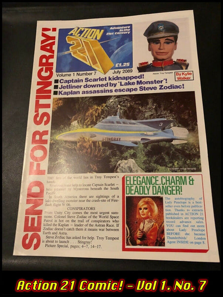 Action 21 Vo. 1. No. 7 Gerry Andersons Thunderbirds & Stingray July 2089 - Published 1989