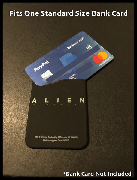 Alien Covenant Phone Card Wallet - Silicon Bank Card Holder - Online Exclusive NEW