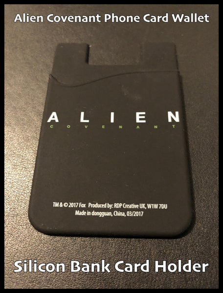 Alien Covenant Phone Card Wallet - Silicon Bank Card Holder - Online Exclusive NEW