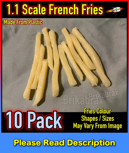 Artificial Prop Product 10 Piece French Fries Fast Food Simulation Takeaway Prop