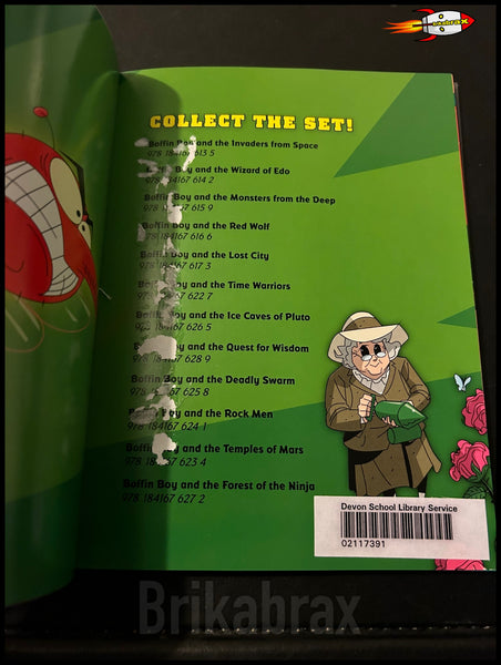 Boffin Boy and the Deadly Swarm EX Library Book - Paperback Book SOLD USED