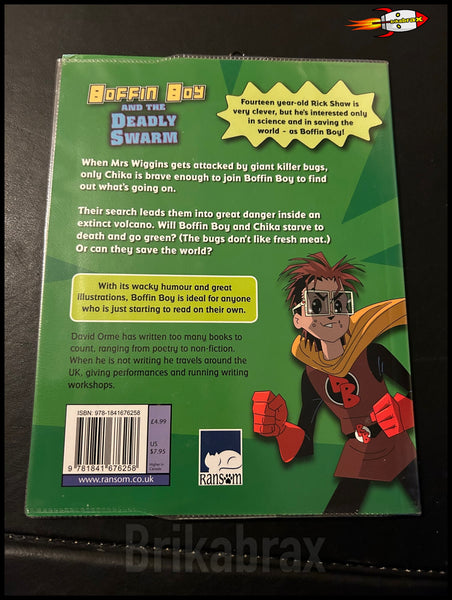 Boffin Boy and the Deadly Swarm EX Library Book - Paperback Book SOLD USED