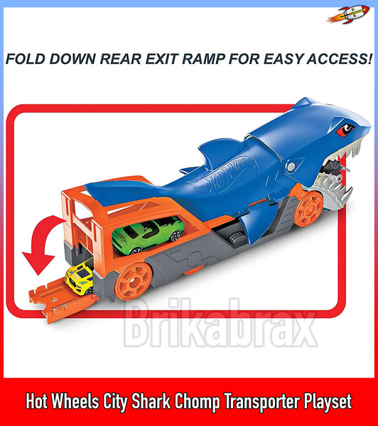 Hot Wheels City Shark Chomp Transporter Playset