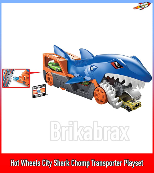 Hot Wheels City Shark Chomp Transporter Playset