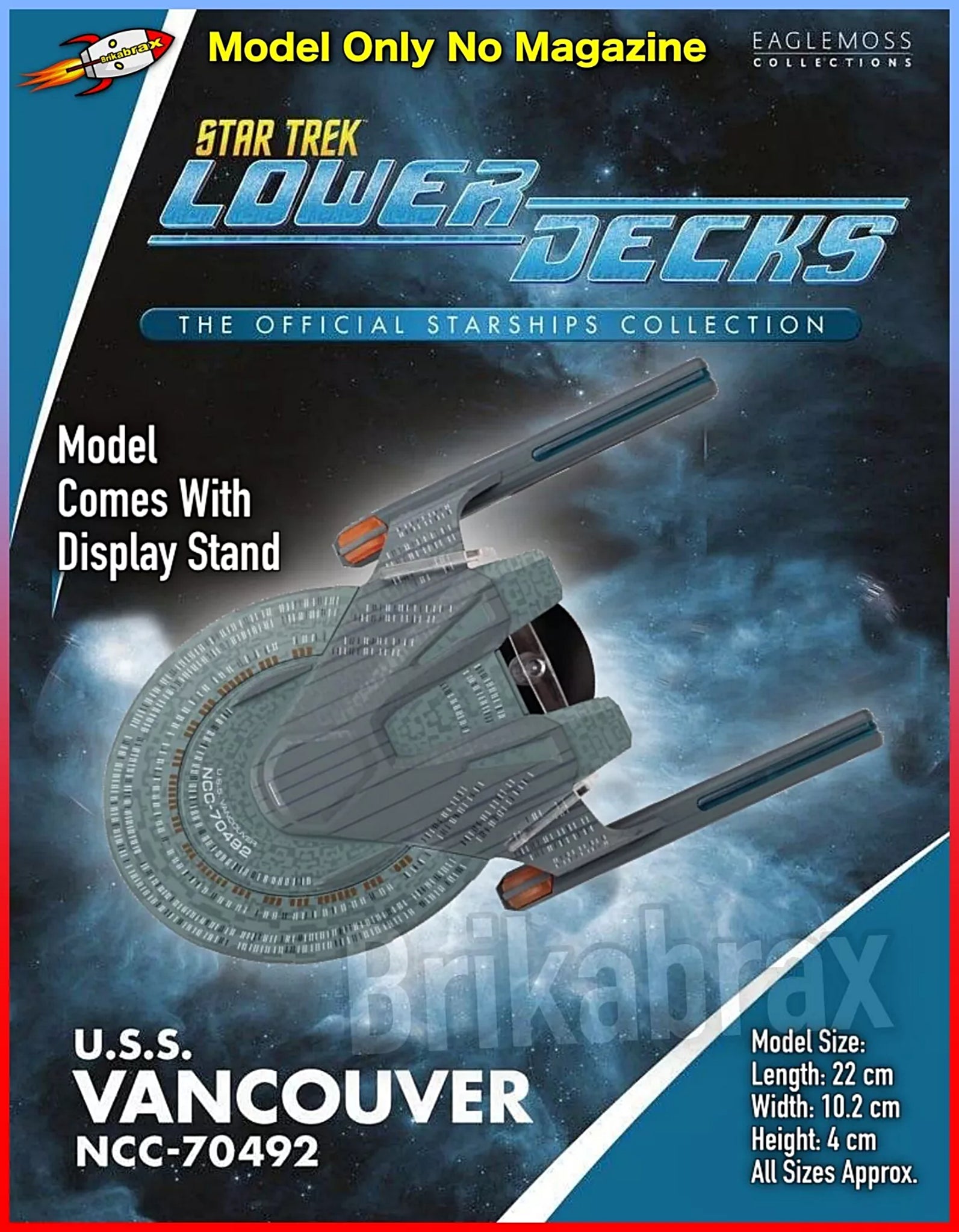 Eaglemoss Star Trek Lower Decks The Starship Collection: USS Vancouver NCC-70492