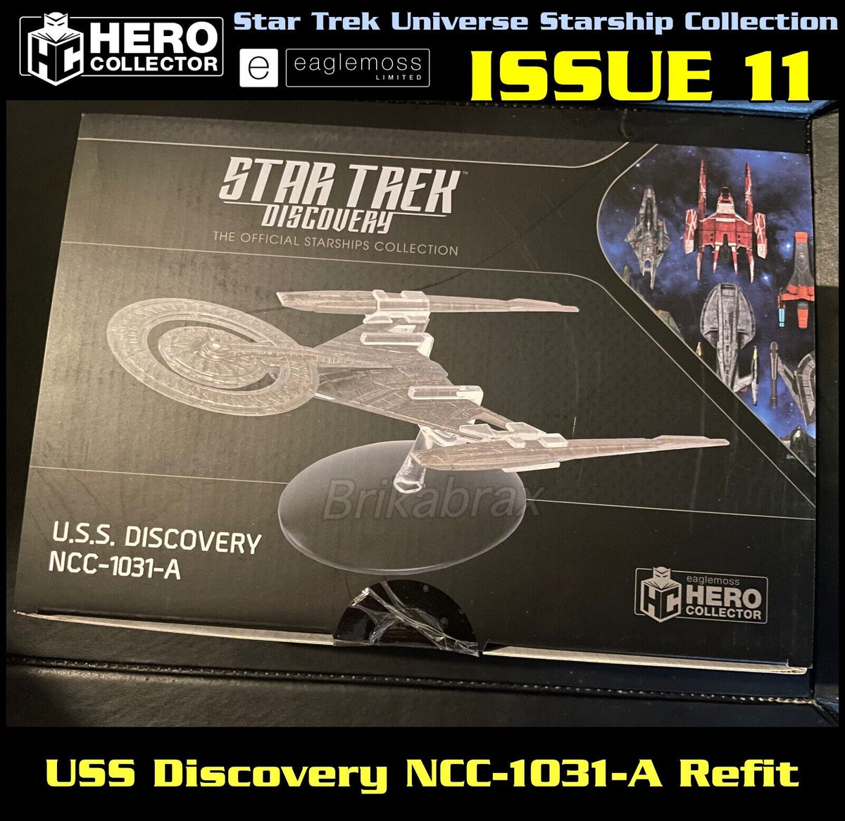 Eaglemoss Star Trek USS Discovery NCC-1031-A (32nd Century REFIT) Mode ...