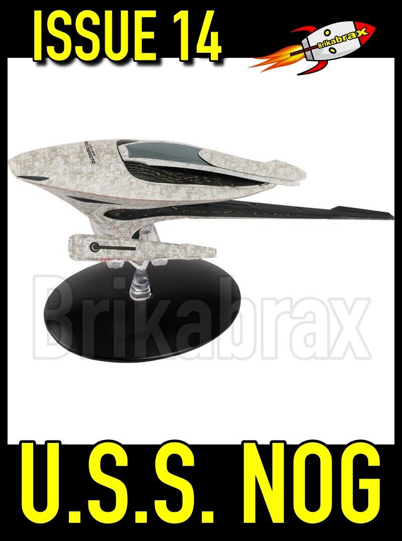 未使用 デアゴスティーニ スタートレック ユニバース スターシップ コレクション No.14 U.S.S.ノーグ NCC-325070 IT8W0Z880S4G-YR-Z02-byebye Eaglemoss USS Nog Review - Star Trek: Universe Starship