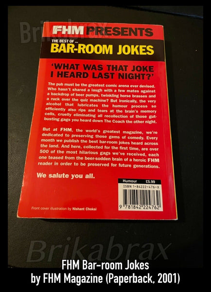 FHM Bar-room Jokes by FHM Magazine Paperback Book, 2001