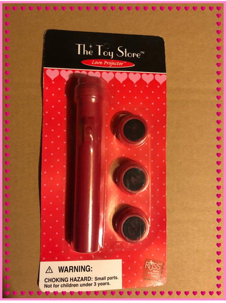 Valentines Novelty Love Torch - Project Your Love With Heart Shaped Torch - New Sealed