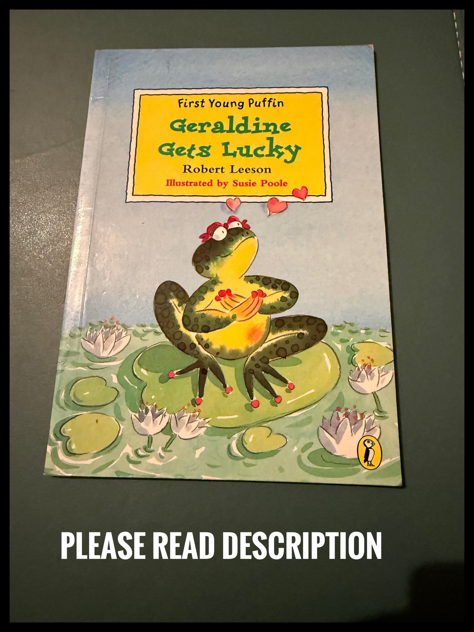 Geraldine Gets Lucky (First Young Puffin)-Robert Leeson, Susie Poole Paperback Book