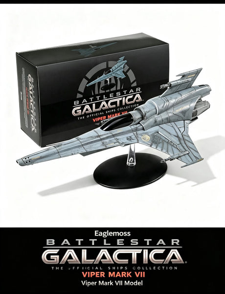 Viper Mark VII (2004 Series) Model Diecast Ship (Eaglemoss / Battlestar Galactica) New Boxed