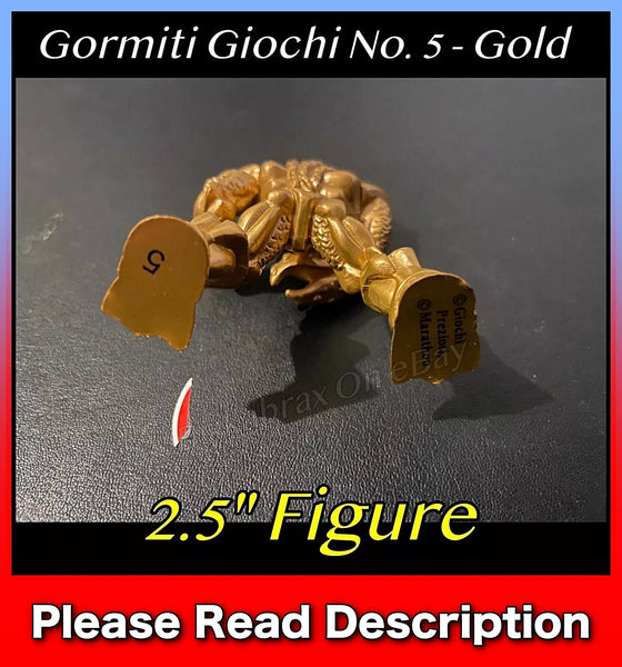 Gormiti Giochi No. 5 GOLD (Mini Figure) RARE