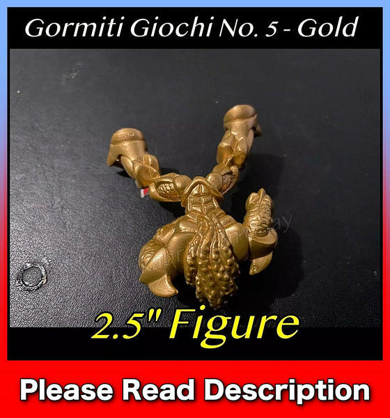 Gormiti Giochi No. 5 GOLD (Mini Figure) RARE