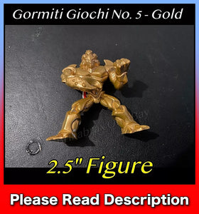 Gormiti Giochi No. 5 GOLD (Mini Figure) RARE