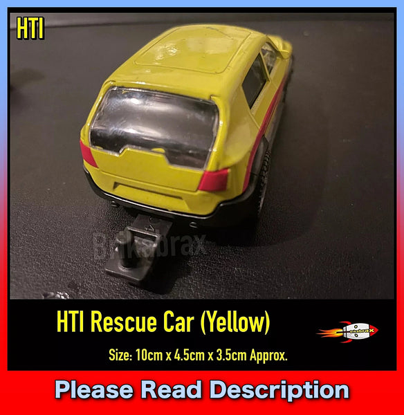 HTI Brand: Teamsterz Rescue Car (Yellow) 10.5cm Toy - USED (Read Description)
