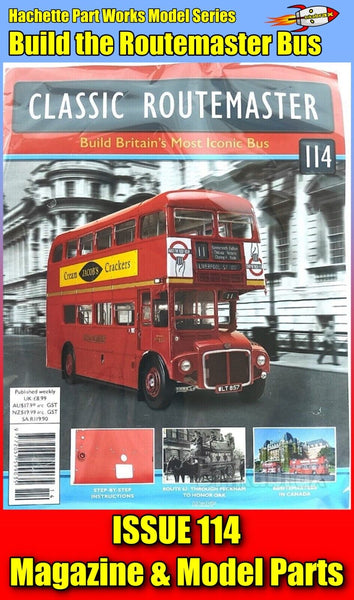 Hachette Build The Routemaster Bus Issue 114 Magazine & Model Parts - New Sealed