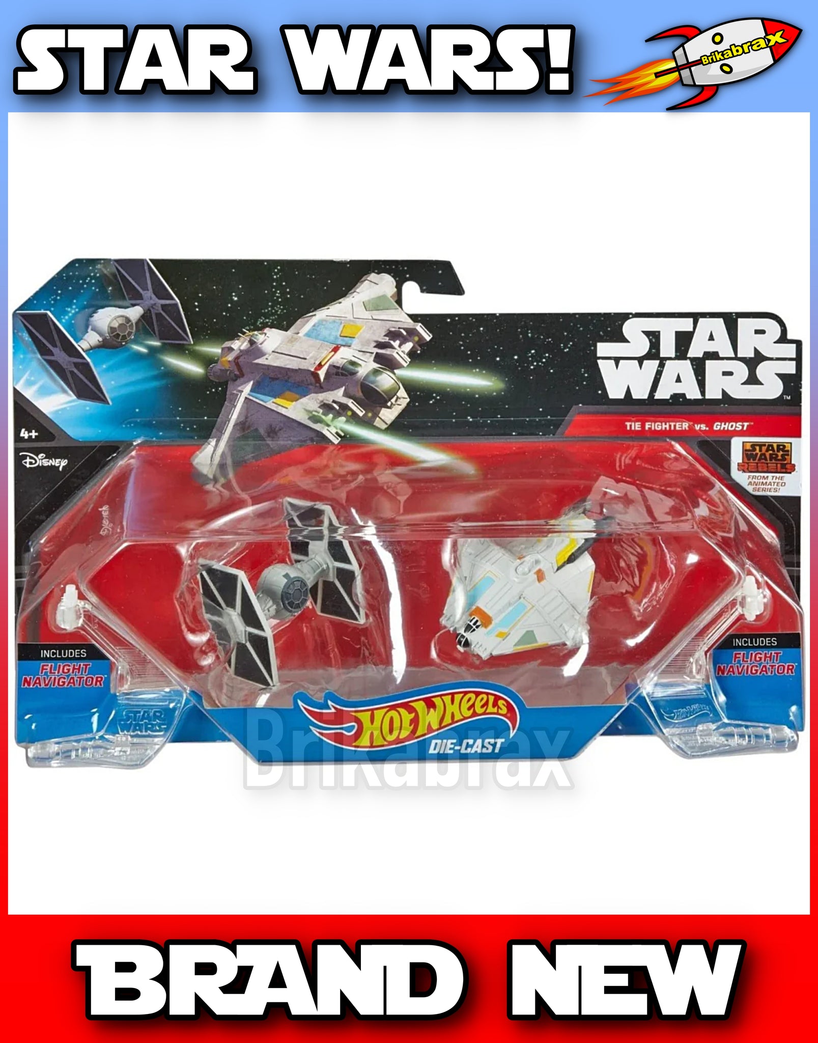 Hot Wheels Star Wars Rebels The Fighter Vs Ghost Die-Cast New