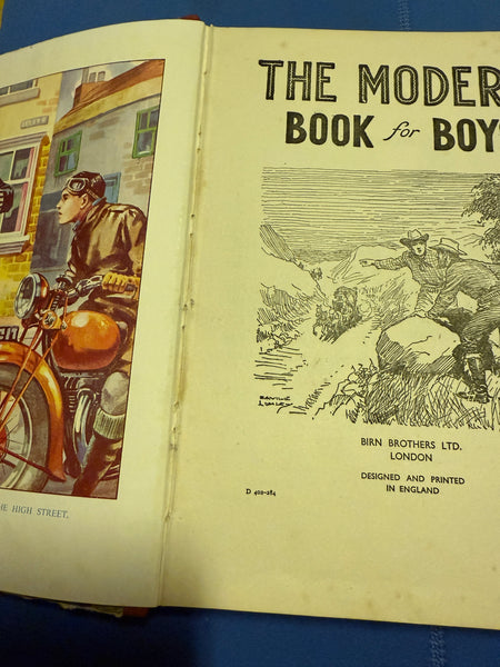 The Modern Book For Boys - Brin Brothers Edition Circa 1950 - Hardback Book - Sold Vintage Used