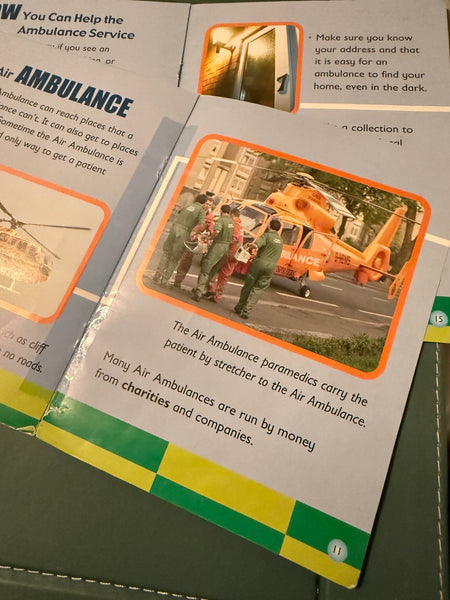 Monica Hughes : The Ambulance Service A Rigby Book - Early Reading Ex-Library Paperback Book Published 2005