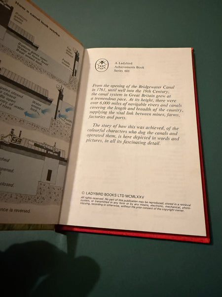 Vintage Ladybird Book : The Story of our Canals Small Hardback Book 1975