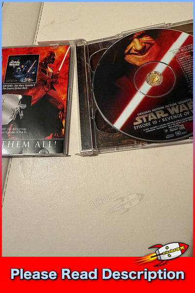 Star Wars III Revenge Of The Sith John Williams Soundtrack CD + Bonus DVD Sony (USED)
