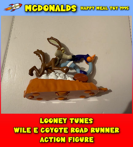 Looney Tunes Wile E Coyote Road Runner McDonald's 1995 (USED)