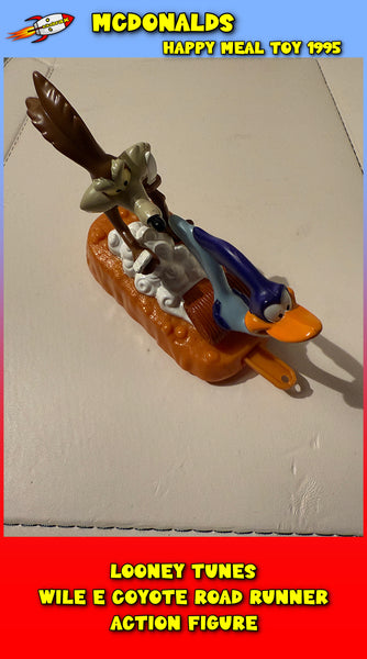Looney Tunes Wile E Coyote Road Runner McDonald's 1995 (USED)