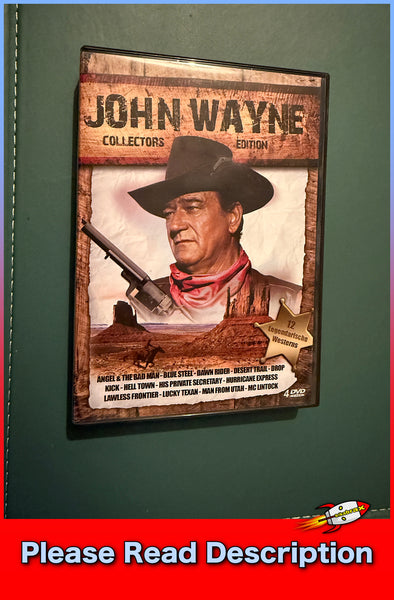 John Wayne Collectors Edition DVD PAL Region 2 (4 Disc DVD 2012) (USED)