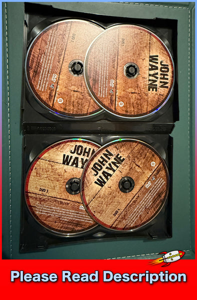John Wayne Collectors Edition DVD PAL Region 2 (4 Disc DVD 2012) (USED)