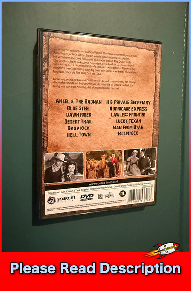 John Wayne Collectors Edition DVD PAL Region 2 (4 Disc DVD 2012) (USED)