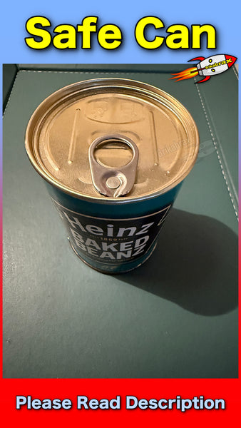 Secret Heinz Baked Bean Tin Can Safe Metal Money Cash Security Hidden Stash Key