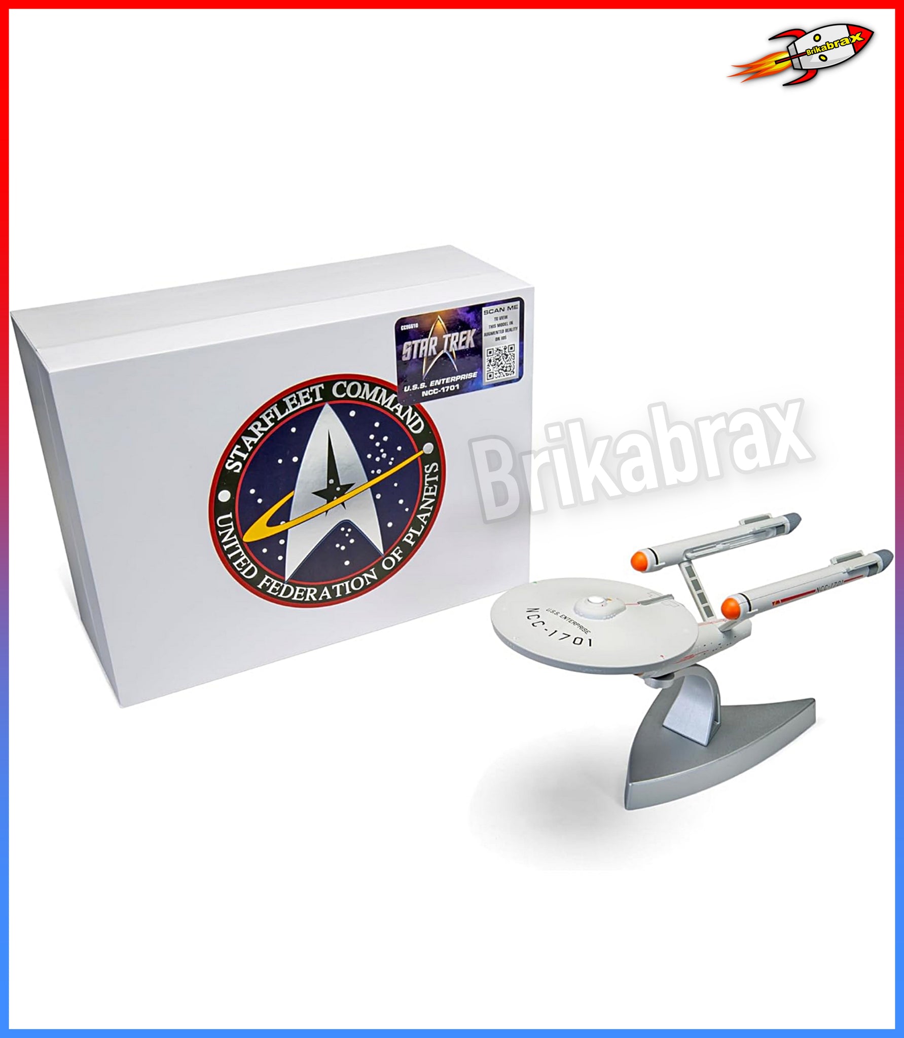 Corgi Diecast Spaceship USS Enterprise NCC 1701 (TOS) (The Original Series) - Spaceship Toy Model New Boxed