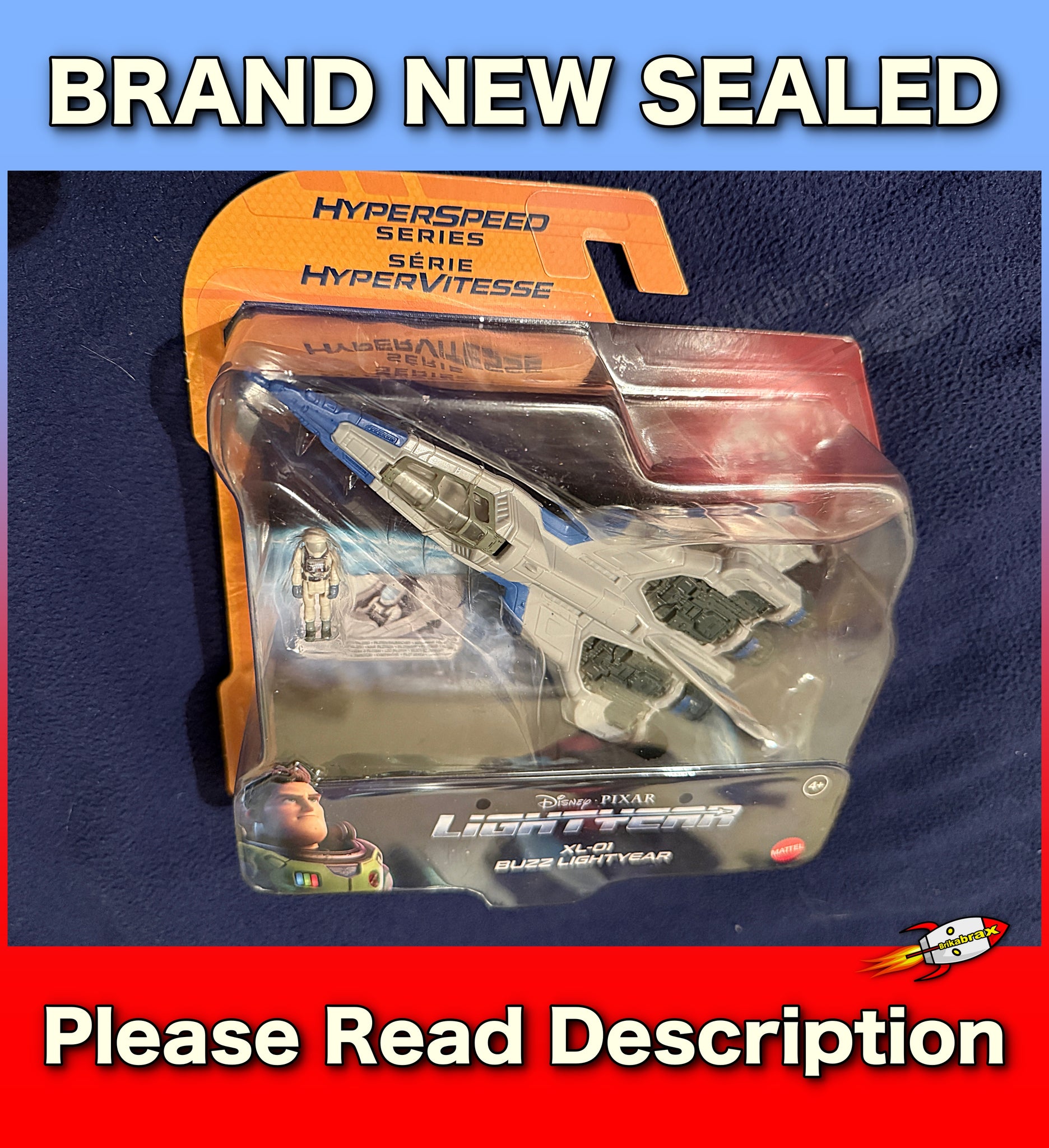 Disney Pixar Lightyear Hyperspeed Series XL-01 Spaceship Buzz Lightyear Toystory