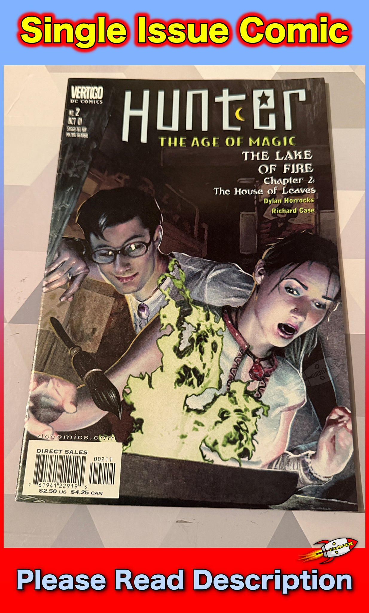 Hunter The Age of Magic Chapter 2 The House of Leaves No. 2 Oct 2001 Vertigo DC Comics (Used Comic)