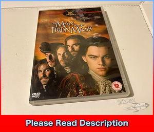 The Man in the Iron Mask DVD (2000) Leonardo DiCaprio,Cert 12 (SOLD USED)