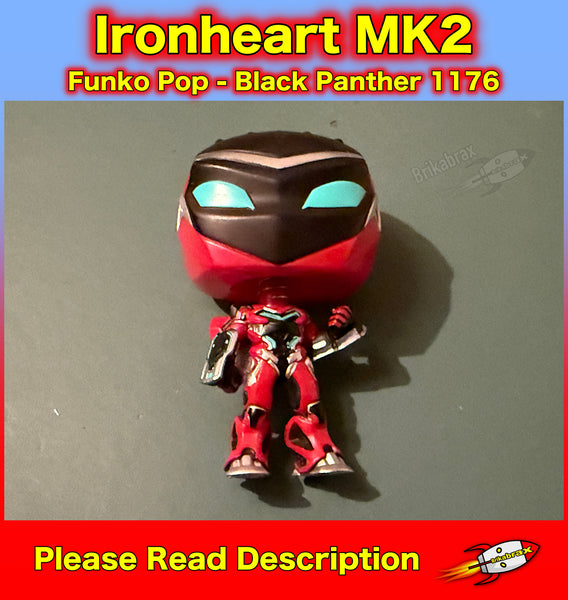 Funko Pop! Marvel Studios Black Panther Ironheart MK2 Fig #1176 Wakanda Forever (SOLD USED - NO BOX)