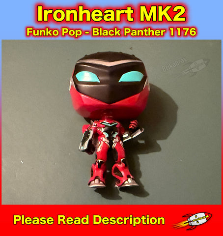 Funko Pop! Marvel Studios Black Panther Ironheart MK2 Fig #1176 Wakanda Forever (SOLD USED - NO BOX)