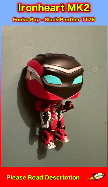 Funko Pop! Marvel Studios Black Panther Ironheart MK2 Fig #1176 Wakanda Forever (SOLD USED - NO BOX)