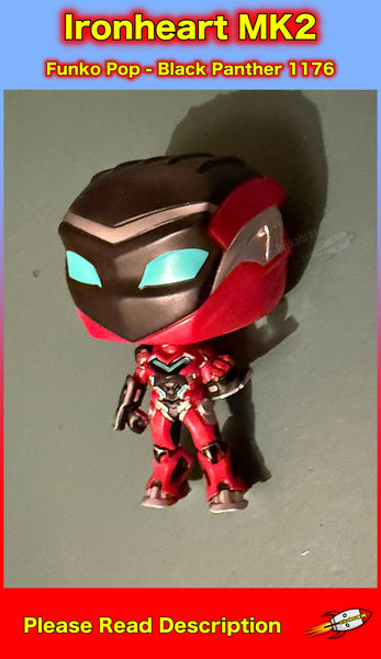 Funko Pop! Marvel Studios Black Panther Ironheart MK2 Fig #1176 Wakanda Forever (SOLD USED - NO BOX)