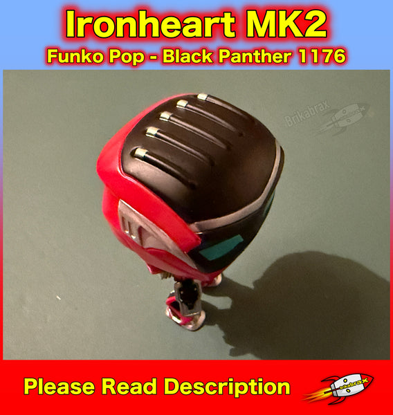 Funko Pop! Marvel Studios Black Panther Ironheart MK2 Fig #1176 Wakanda Forever (SOLD USED - NO BOX)