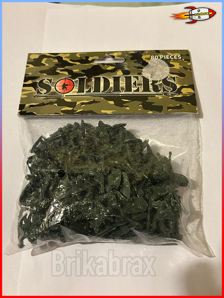 TOY SOLDIERS 80 PIECE PACK - NEW SEALED