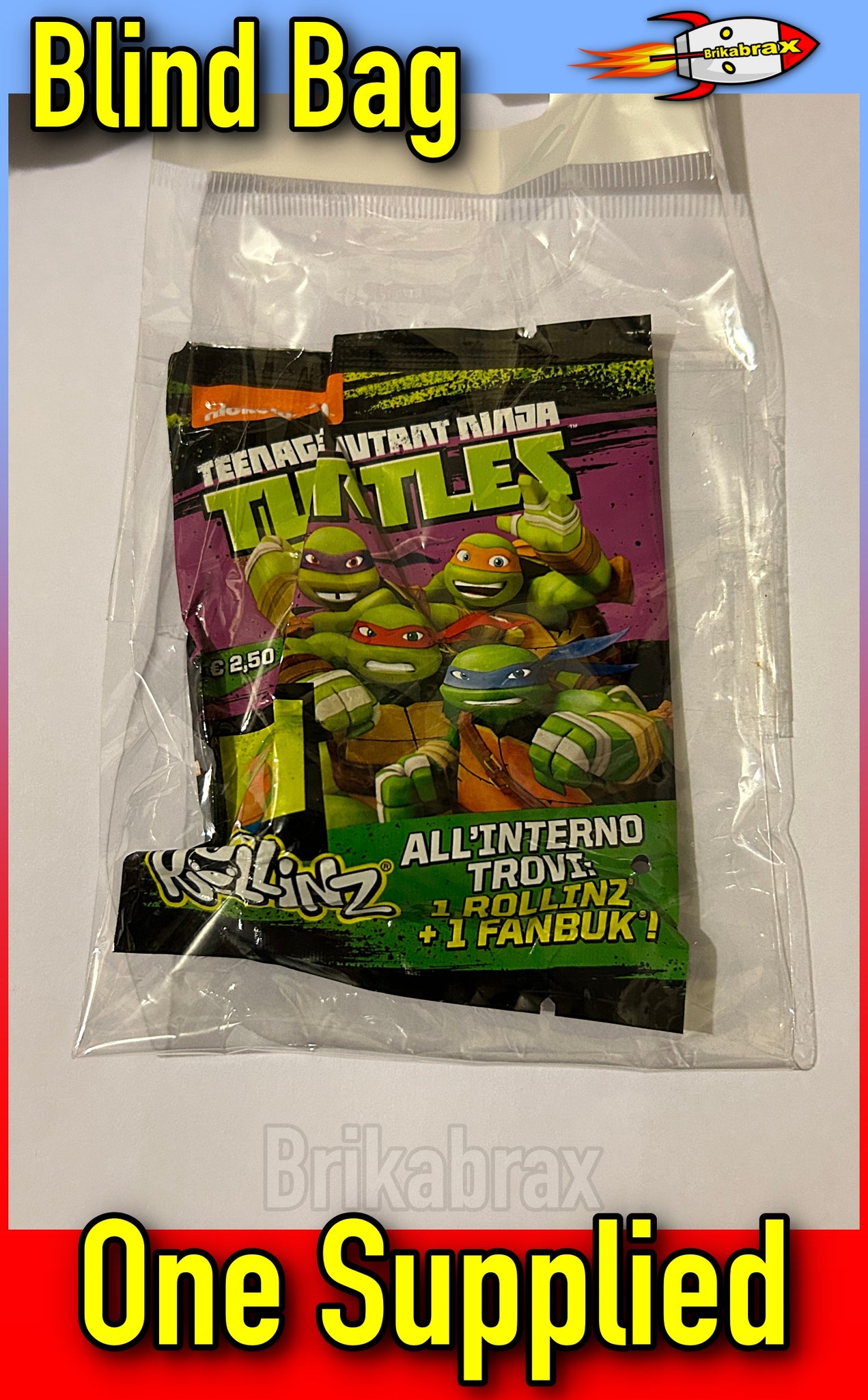 Nickelodeon Teenage Mutant Ninja Turtles Rollinz Blind Bag (One Supplied)