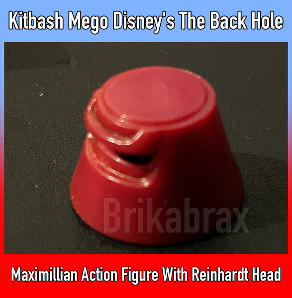 Customised Kitbash Mego Disney's The Back Hole Maximillian Action Figure With Reinhardt Head