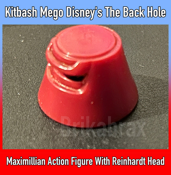 Customised Kitbash Mego Disney's The Back Hole Maximillian Action Figure With Reinhardt Head