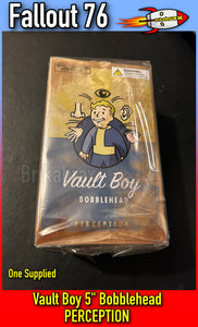 Fallout 76 - Official Vault Boy 5" Bobblehead - PERCEPTION - Brand New Boxed