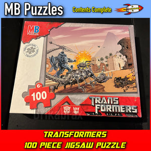 MB Transformers 100 Piece Jigsaw - Pre-Owned - Contents Complete (Box Resealed)
