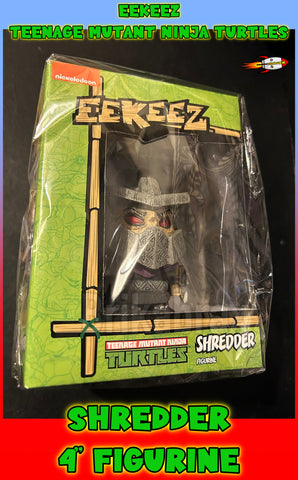 TMNT Shredder Eekeez 4" Figurine Teenage Mutant Ninja Turtles New Sealed