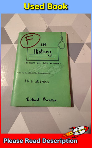 F In History by Richard Benson (Small Paperback Book 2012)