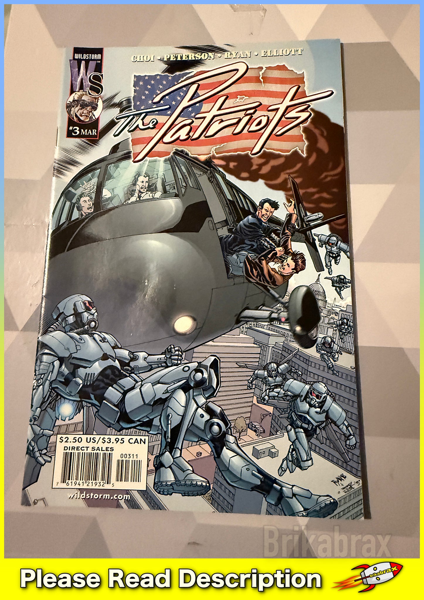Wild Storm Comics The Patriots #3 (Issue 3) Marcg 2000 (Used Single Issue Comic)