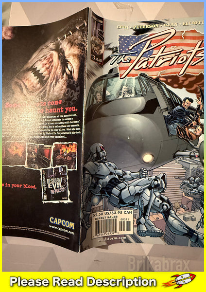 Wild Storm Comics The Patriots #3 (Issue 3) Marcg 2000 (Used Single Issue Comic)